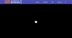 Desktop Screenshot of mbbaseballacademy.com